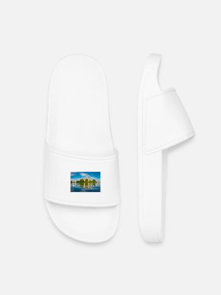 Schwerin Castle in summer - Kids’ Pool Sliders - white