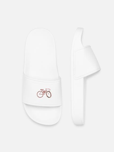 Bicycle Languages Valentine's Day V1 - Kids’ Pool Sliders - white
