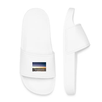 Moonrise Above A Sea Of Clouds At Dawn - Kids’ Pool Sliders - white - Front