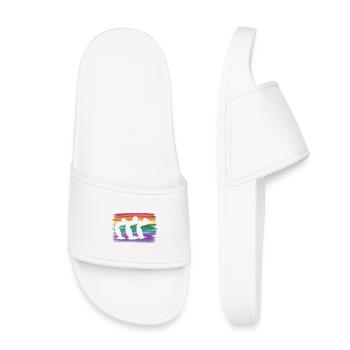 Artistic Swim Team Synchronized Swimming - Kids’ Pool Sliders - white - Front
