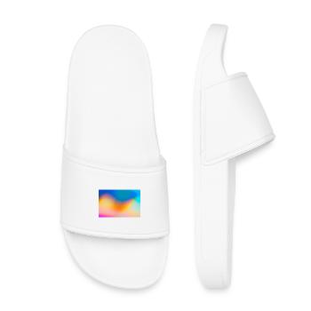 Color Waves Gradient Backdrop - Kids’ Pool Sliders - white - Front