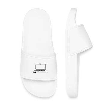 Laptop - Kids’ Pool Sliders - white - Front