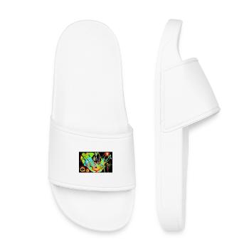 The Midnight Escape - Kids’ Pool Sliders - white - Front