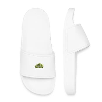Logo de la Feuille Verte de Plant Mom - Claquettes enfant - blanc - Devant