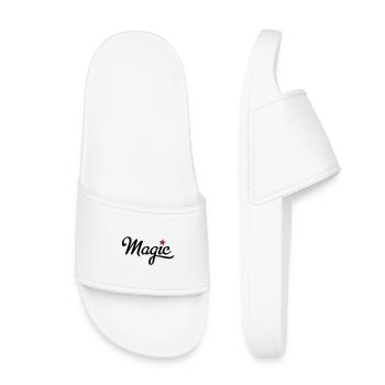 la magie - Claquettes enfant - blanc - Devant