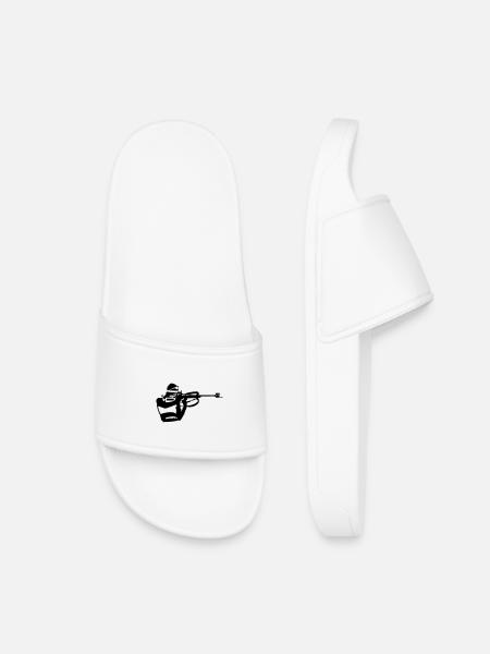 Biathlon - Claquettes enfant - blanc