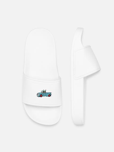 Pick Up - Kids’ Pool Sliders - white