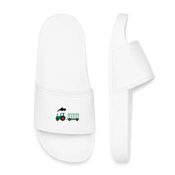 tractor - Kids’ Pool Sliders - white - Front