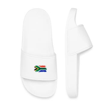 South Africa Flag / Gift Cape Town Johannesburg - Kids’ Pool Sliders - white - Front