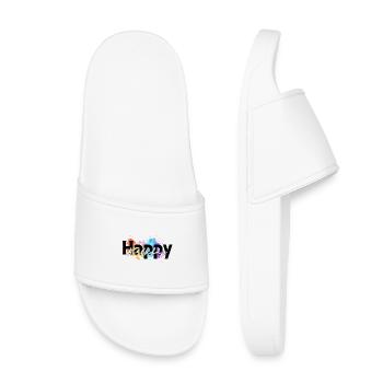Happy birthday, Congratulations, Birthday - Kids’ Pool Sliders - white - Front