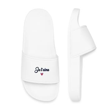 HAPPY BIRTHDAY. HAPPY BIRTHDAY. ANNIVERSARY. - Kids’ Pool Sliders - white - Front