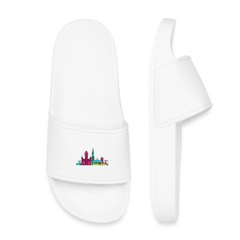 Aberdeen City Skyline Marischal College Art - Claquettes enfant - blanc - Devant