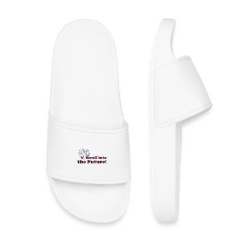 Scroll into the future! - Kids’ Pool Sliders - white - Front