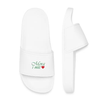 Mora in my heart - Kids’ Pool Sliders - white - Front