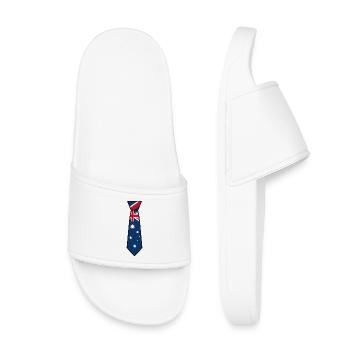 Match nul Australie - Claquettes enfant - blanc - Devant