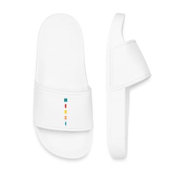 MAÎTRESSE. MERCI. MERCI MAÎTRESSE. MAITRESSE - Claquettes enfant - blanc - Devant