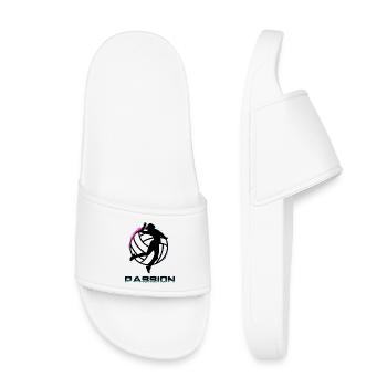 Volley-ball - Claquettes enfant - blanc - Devant
