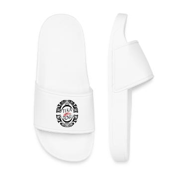 Tika Tonu Maori Design - Maori T-Shirt - Kids’ Pool Sliders - white - Front