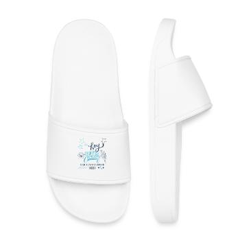 Hé, tu es incroyable, tu l’as toujours été - Claquettes enfant - blanc - Devant