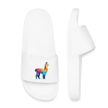 Alpaga - Claquettes enfant - blanc - Devant