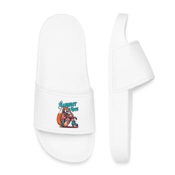 Summer Vibes Summer Ice Cream Vintage des années 60 des années soixante - Claquettes enfant - blanc - Devant