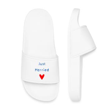 EVJF. MARIEE. TEAM. TEAM MARIEE. FUTURE MARIEE - Claquettes enfant - blanc - Devant
