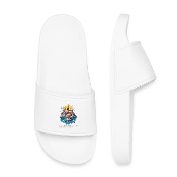 Marseille - Ville au Cœur de la Méditerranée - Claquettes enfant - blanc - Devant