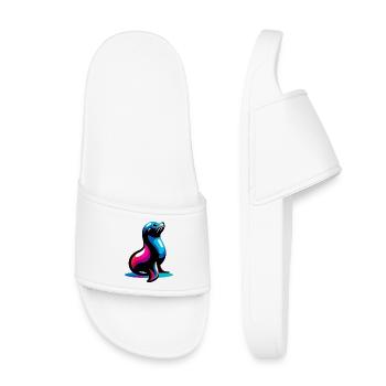 Phoque - Claquettes enfant - blanc - Devant