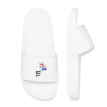 Project Management Life: Gantt Chart Guru - Kids’ Pool Sliders - white - Front