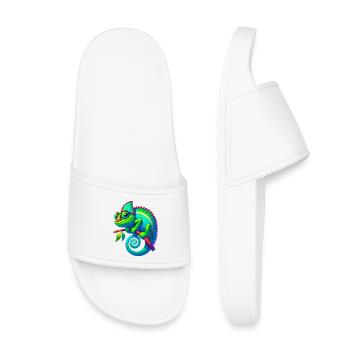 Chameleon - Kids’ Pool Sliders - white - Front