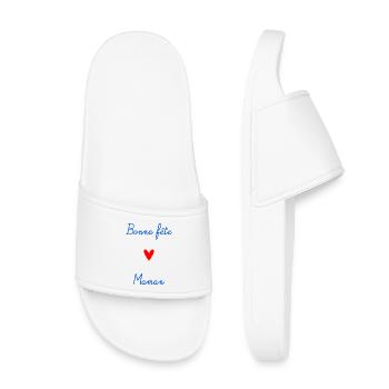 FÊTE DES MÈRES. BONNE FÊTE MAMAN. MAMAN - Claquettes enfant - blanc - Devant