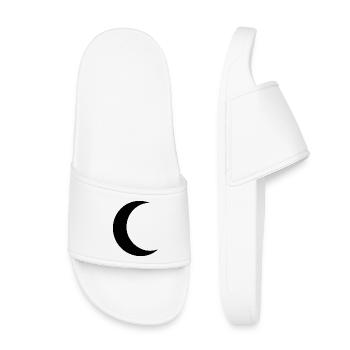 Minimalisme de la silhouette lunaire - Claquettes enfant - blanc - Devant