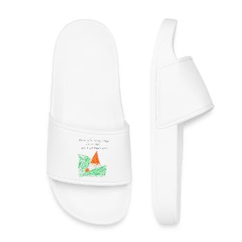 Désolé d’agir comme un gnome de jardin bizarre - Claquettes enfant - blanc - Devant