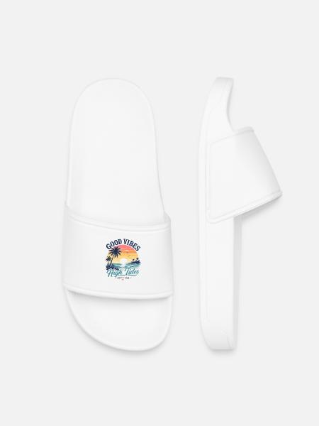 Vibes High Tides Sunset - Kids’ Pool Sliders - white