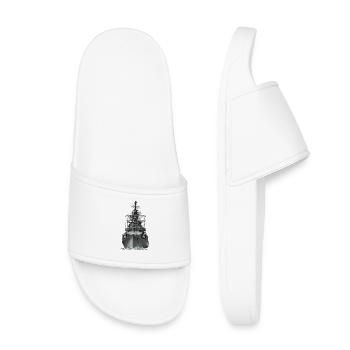 Ship - Kids’ Pool Sliders - white - Front