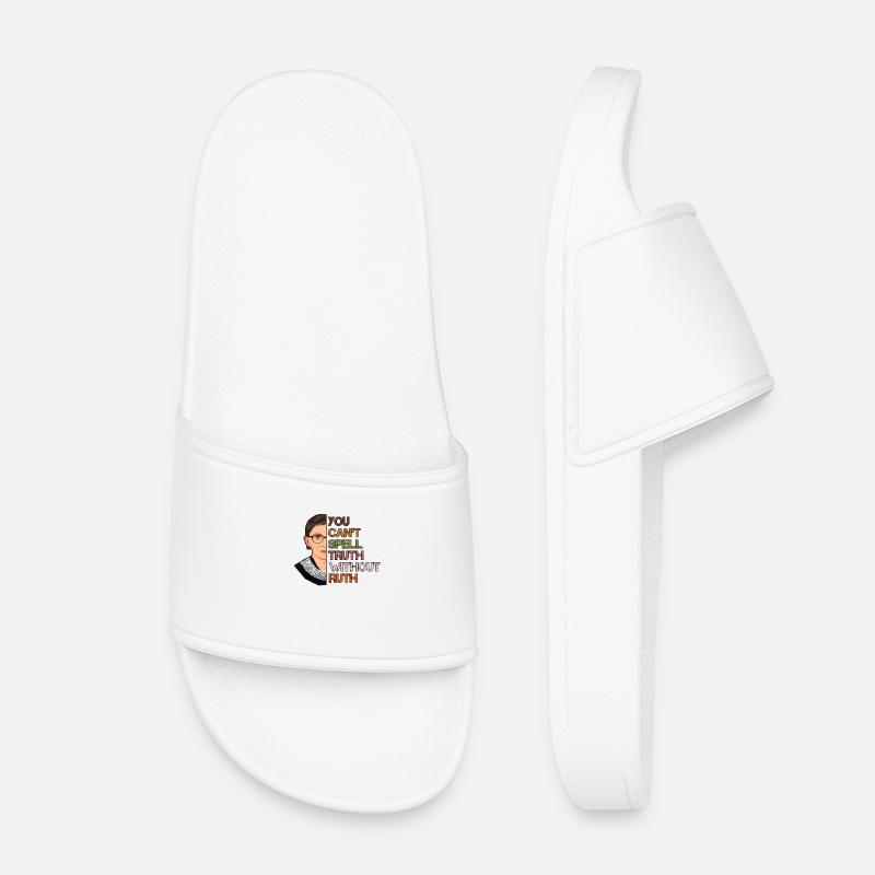 La vérité sans l’icône de Ruth - Claquettes enfant - blanc