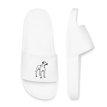 Rhodesian Ridgeback - Claquettes enfant - blanc - Devant