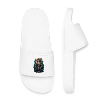 Vikings Odin Sons Trône Valhalla Valhalla - Claquettes enfant - blanc - Devant