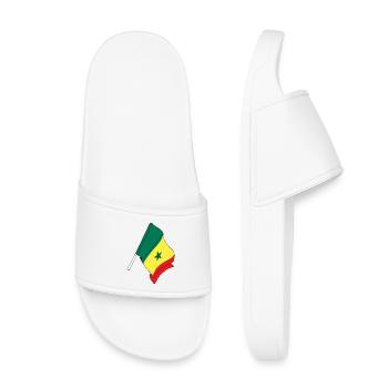 Drapeau du Sénégal - Claquettes enfant - blanc - Devant