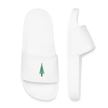 Noël, noël, noël, noël, noël, noël, noël, noël, - Claquettes enfant - blanc - Devant