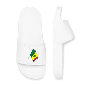 Drapeau du Sénégal - Claquettes enfant - blanc - Devant