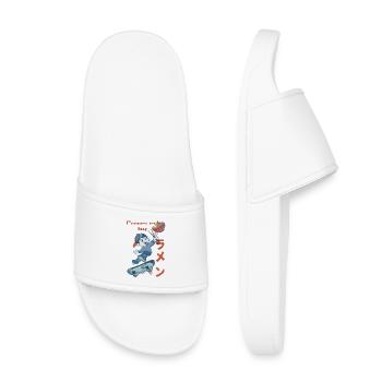 Propulsé par Ramen - Claquettes enfant - blanc - Devant
