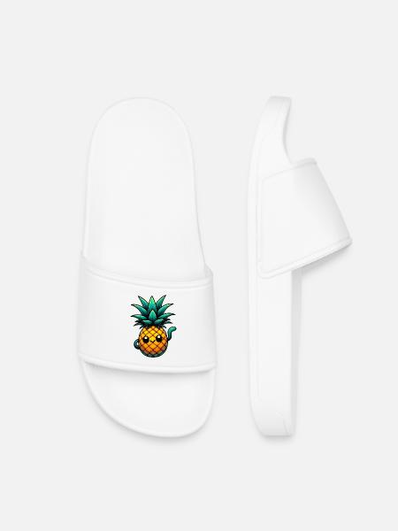 Ananas - Claquettes enfant - blanc