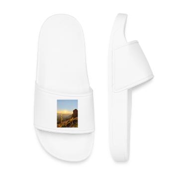 Coucher de soleil - Claquettes enfant - blanc - Devant