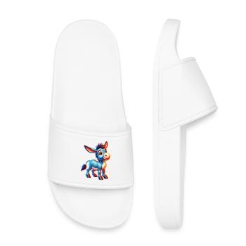 Donkey Mule - Kids’ Pool Sliders - white - Front