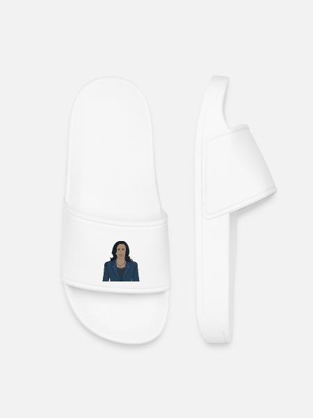 Votez pour Kamala Harris aux élections présidentielles américaines - Claquettes enfant - blanc