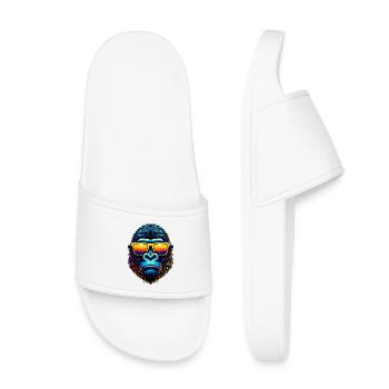 Gorilla - Kids’ Pool Sliders - white - Front
