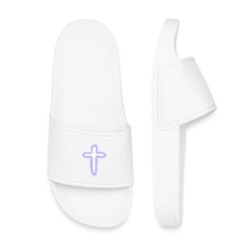 Croix - Claquettes enfant - blanc - Devant