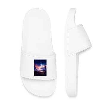 Fantasy Planet Mystery - Kids’ Pool Sliders - white - Front