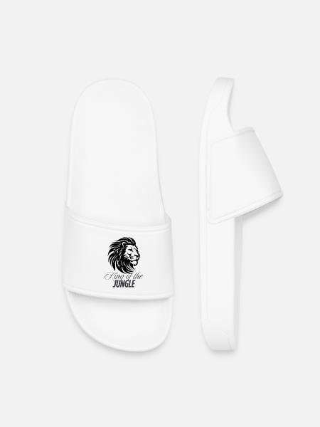 King_of_the_jungle - Kids’ Pool Sliders - white